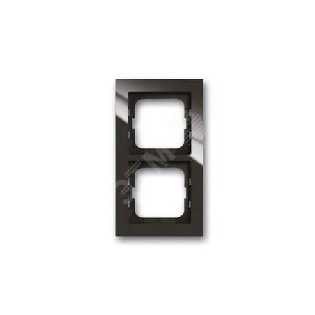 AXCENT Рамка 2 поста chateau-black