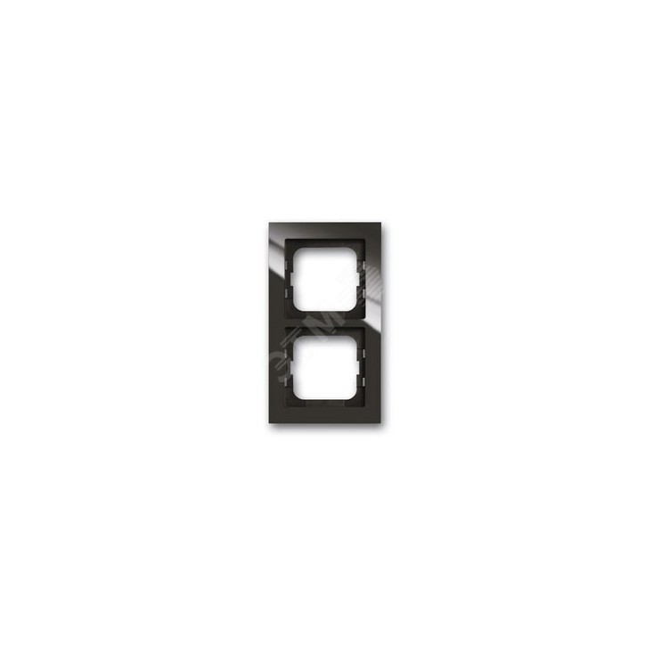 AXCENT Рамка 2 поста chateau-black