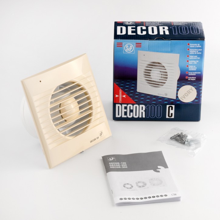 Decor 100C IVORY (230V 50HZ) RE Вентилятор,