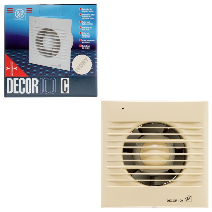 Decor 100C IVORY (230V 50HZ) RE Вентилятор,