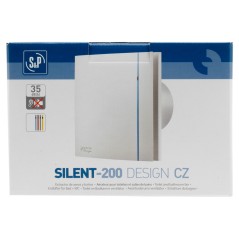 SILENT-200 CZ SILVER DESIGN-3C (220-240V 50HZ) RE Вентилятор,