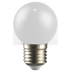 LIGHTING Лампа светодиодная декоративная G45 шар 1Вт 230В теплый белый E27 IEK