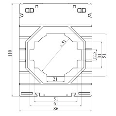 Вилка панельная прямая IP67 16А 3P+E+N 400В