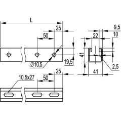 Розетка кабельная IP44 32A 3P+E 400V