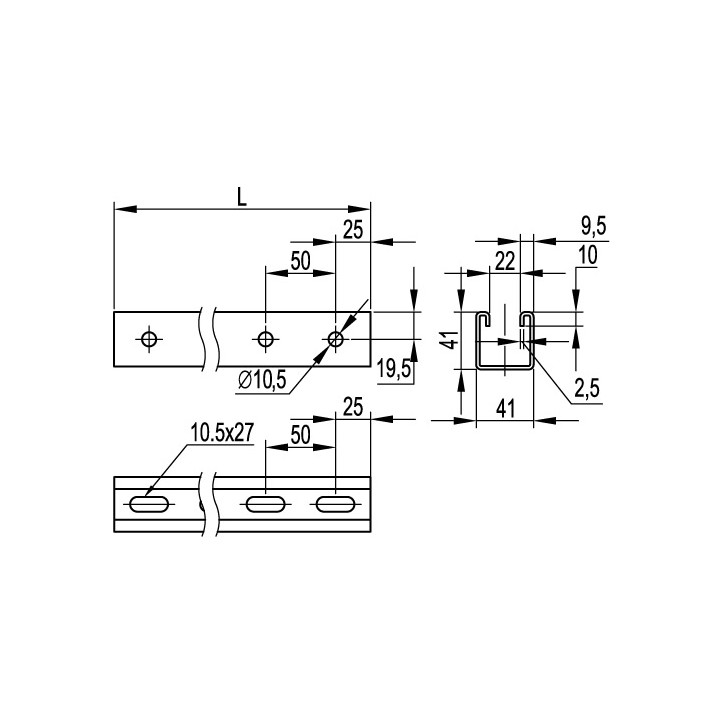 Розетка кабельная IP44 32A 3P+E 400V