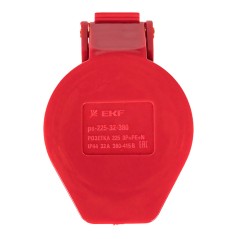 Розетка кабельная 32А 3Р+N+Е IP44 переносная 380В