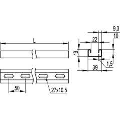 Вилка панельная с наклоном IP67 16А 2P+E 250В