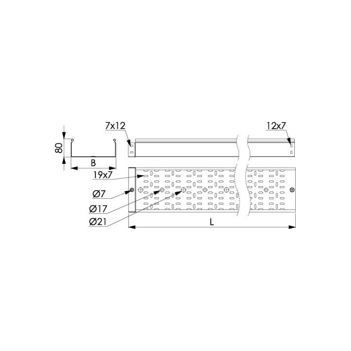 Вилка панельная с наклоном IP44 16А 3P+E+N 400В