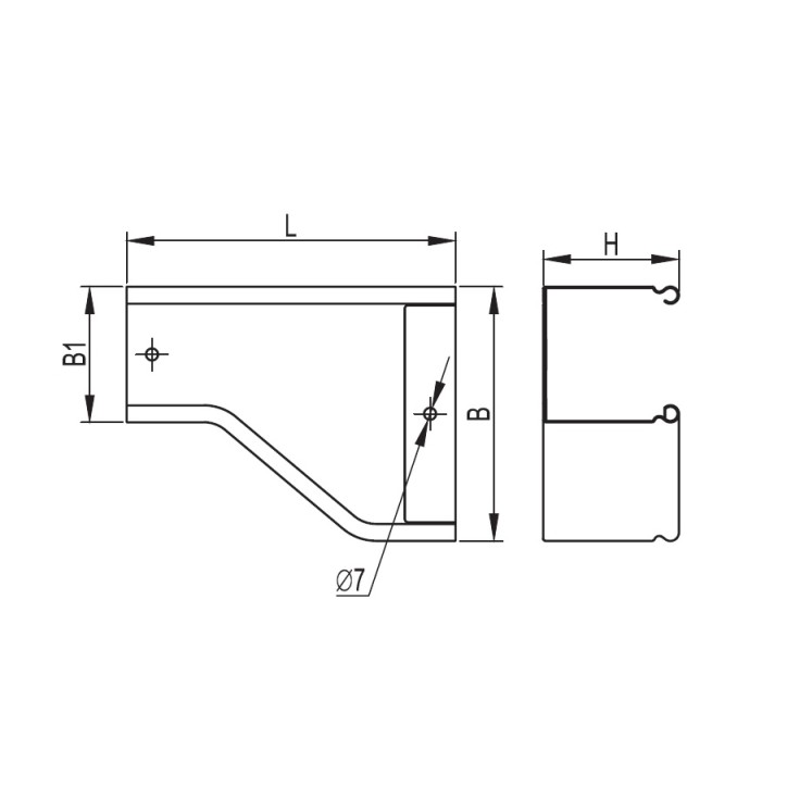 Розетка панельная с наклоном IP44 32А 3P+E+N 400В