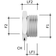 Розетка кабельная IP44 16A 2P+E 230V