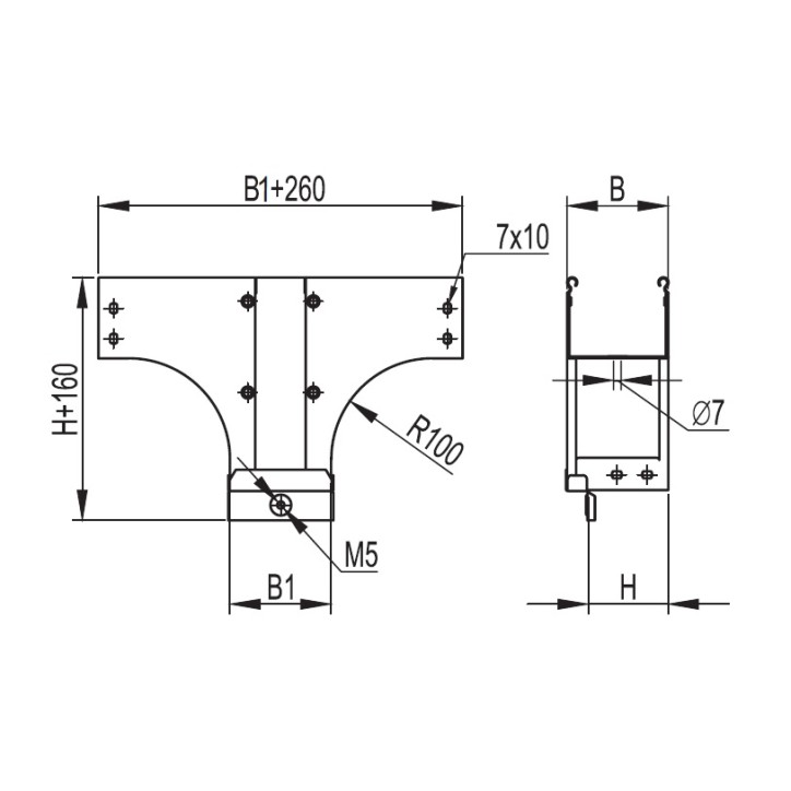 Розетка скрытой установки IP44 32A 3P+E 400V