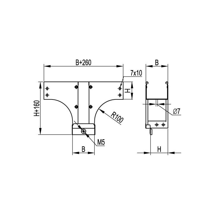 Розетка скрытой установки, с наклоном IP67 32A 3P+E+N 400V