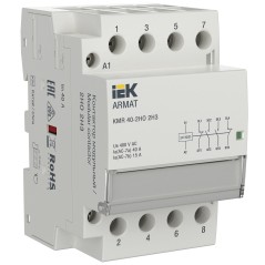 ARMAT Контактор модульный KMR 40А 24В AC/DC 2НО 2НЗ IEK