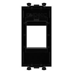 Avanti Адаптер без шторки для Keystone Черный квадрат 1 модуль