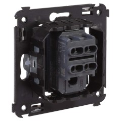 Avanti Инвертор одноклавишный в стену Закаленная сталь (Переключатель сх.7)