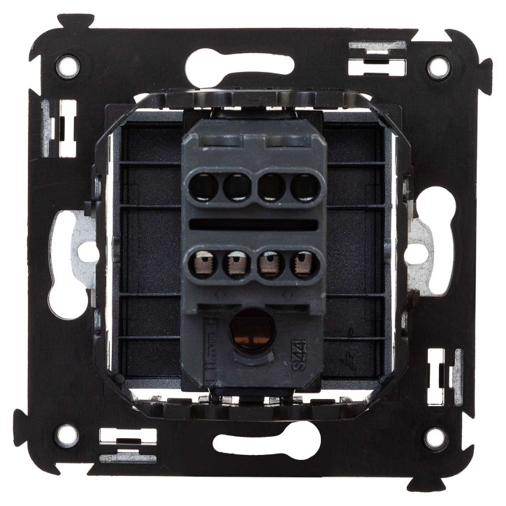 Avanti Инвертор одноклавишный в стену Закаленная сталь (Переключатель сх.7)