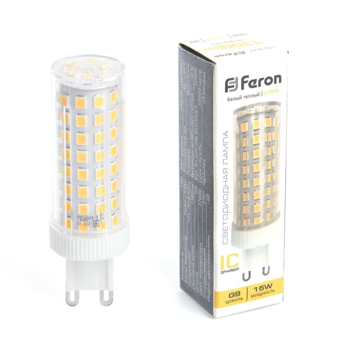 Лампа светодиодная LED 15вт 230в G9 теплый капсульная Лампа светодиодная LED 15вт 230в G9 теплый капсульная