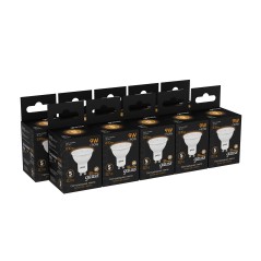 Лампа светодиодная LED 9 Вт 830 лм 3000К софит MR16 теплый GU10 AC 220В Black Gauss