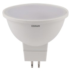 Лампа светодиодная OSRAM LED Value MR16, 480лм, 6Вт (замена 50Вт), 4000К (нейтральный белый свет). Цоколь GU5.3, колба MR16. Исп