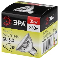 Лампа галогенная GU5.3-JCDR (MR16) -35W-230V-CL (галоген, софит, 35Вт, нейтр, GU5.3)