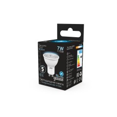 Лампа светодиодная LED 7 Вт 630 лм 4100К софит MR16 нейтральный GU10 AC 220В Black Gauss