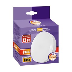 Лампа светодиодная LED-12w 3000K GX53 диммируемая Jazzway