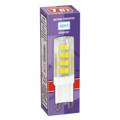 Лампа светодиодная LED 7Вт G9 400Лм 220V/50Hz белый