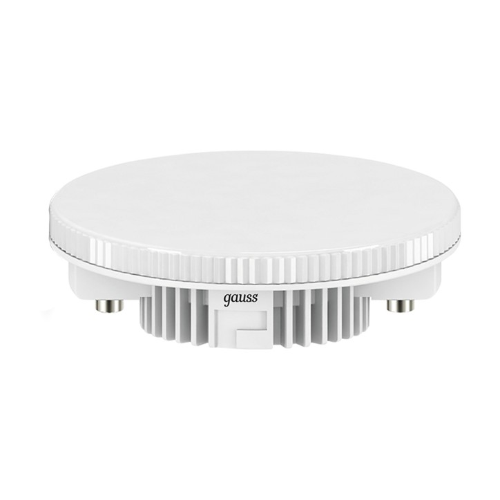 Лампа светодиодная LED 8 Вт 760 лм 6500К таблетка холодный GX53 AC 220В Black Gauss Лампа светодиодная LED 8 Вт 760 лм 6500К таблетка холодный GX53 AC 220В Black Gauss