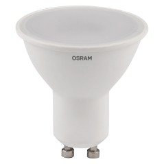 Лампа светодиодная OSRAM LED Value PAR16, 800лм, 8Вт (замена 75Вт), 4000К (нейтральный белый свет). Цоколь GU10, колба PAR16. Ис