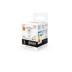 Лампа светодиодная LED 9 Вт 640 лм 3000К софит MR16 теплый GU10 AC 220В Elementary Gauss