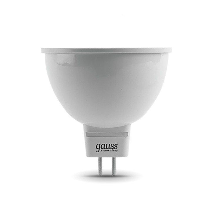 Лампа светодиодная LED 3.5 Вт 300 лм 4100К софит MR16 нейтральный GU5.3 AC 220В Elementary Gauss Лампа светодиодная LED 3.5 Вт 300 лм 4100К софит MR16 нейтральный GU5.3 AC 220В Elementary Gauss