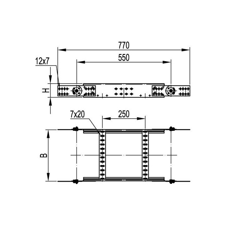 Муфта труба-коробка DN 17 мм, М25х1,5, полиамид, цвет черный