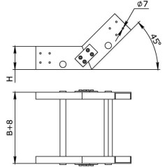 Муфта металлорукав-коробка DN 20,М25х1,5 внутренняя резьба