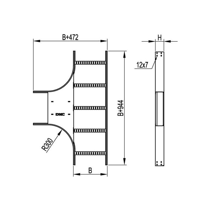 Муфта труба-коробка DN 12 мм, М20х1,5, полиамид, цвет черный