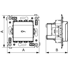 Муфта металлорукав-коробка DN 15 с уплотнением кабеля, IP68, М12х1,5, д.5 - 9мм