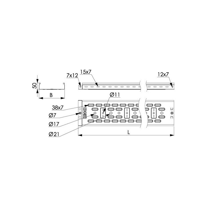 Муфта для труб армированных, IP65, д.50мм