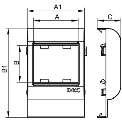 Муфта металлорукав-коробка DN 40,М40х1,5 наружная резьба