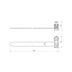 Муфта мет.рукав в изоляции в оплетке-коробка DN 35, IP66, М40х1,5