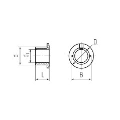 Втулка проходная В 54 (70шт)