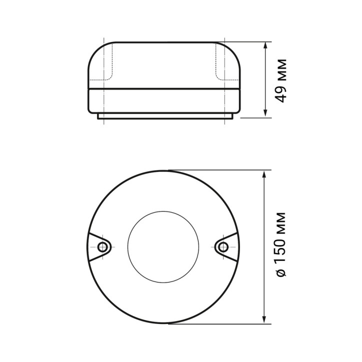 PBH - PC4-RSS 10W 4000K CL IP65 Sensor (звуковой) Jazzway