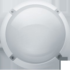 Светильник светодиодный ДБП-13w 4000K 1235Лм круглый пластиковый IP65 белый