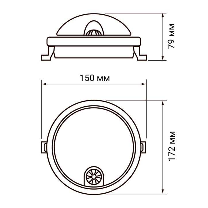 PBH - PC3-RSI 8W 4000K WHITE IP65 Sensor(инфракрасн)Jazzway