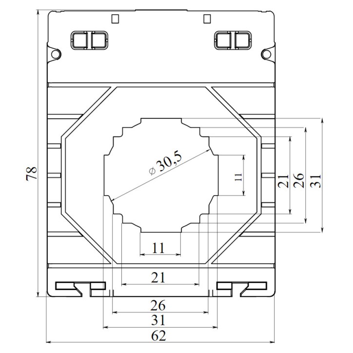 Коробка пластиковая FS с кабельными вводами иклеммниками,IP55,240х190х90мм, 20р, 450V,6A,4мм.кв