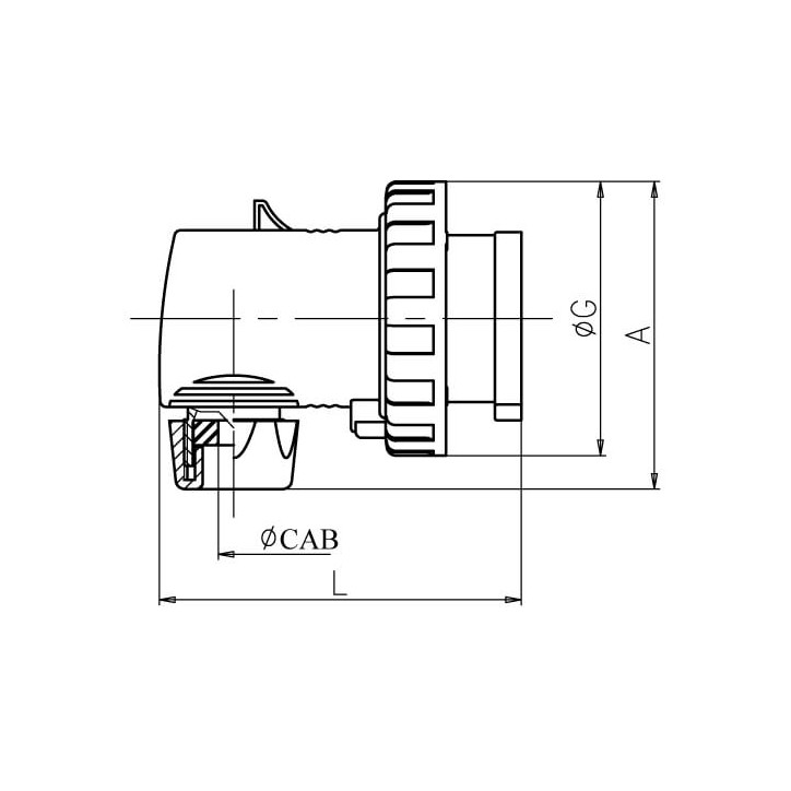 Коробка пластиковая FS с гладкими стенками и клеммниками IP56 100х100х50мм 6р 450V 6A 4мм.кв