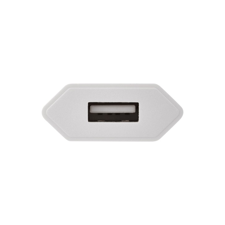 Устройство сетевое зарядное для iPhone, iPad USB, 5V, 1 A, белое,