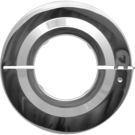 Чашка декоративная (отражатель) 1' (70х35х7мм) разъемная (нержавеющая сталь, хромированная)