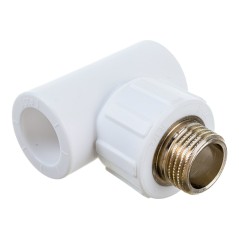 Тройник полипропиленовый PPR комбинированный НР 25x1/2'