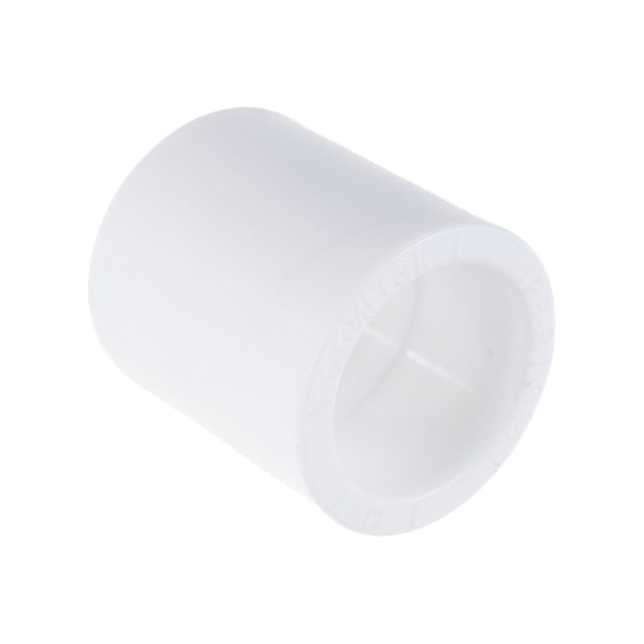 Муфта полипропиленовая PPR 40мм белая Муфта полипропиленовая PPR 40мм белая