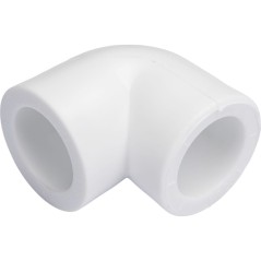 Угольник 20 мм 90 град., полипропиленовый, белый
