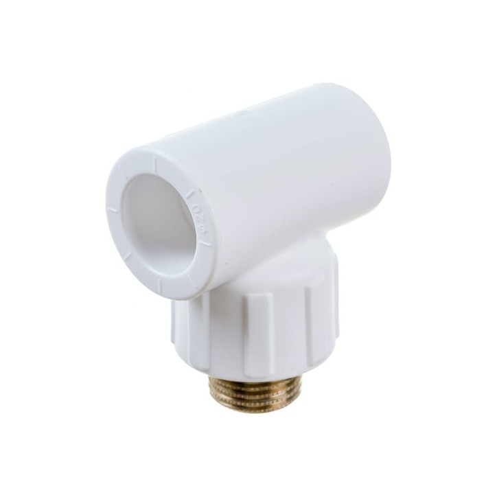 Тройник полипропиленовый PPR комбинированный НР 25x3/4'